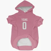 Byron Young Los Angeles Rams  Dog & Cat Pet Hoodie - Pink