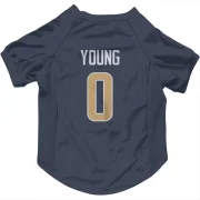 Byron Young Los Angeles Rams  Dog & Cat Pet Jersey - Navy