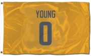 Byron Young Los Angeles Rams  Flag (3 X 5) - Gold