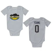 Byron Young Los Angeles Rams  Infant & Newborn Bodysuit - White