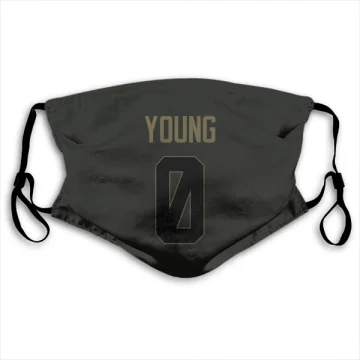 Byron Young Los Angeles Rams  Service Face Mask - Black