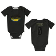 Byron Young Los Angeles Rams  Service Infant & Newborn Bodysuit - Black