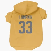 Cam Lampkin Los Angeles Rams  Dog & Cat Pet Hoodie - Gold