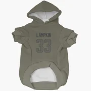 Cam Lampkin Los Angeles Rams  Dog & Cat Pet Hoodie - Olive