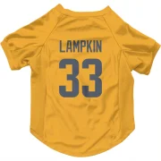 Cam Lampkin Los Angeles Rams  Dog & Cat Pet Jersey - Gold