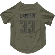 Cam Lampkin Los Angeles Rams  Dog & Cat Pet Jersey - Olive