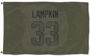 Cam Lampkin Los Angeles Rams  Flag (3 X 5) - Olive