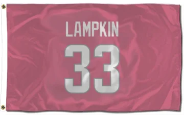 Cam Lampkin Los Angeles Rams  Flag (3 X 5) - Pink