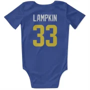 Cam Lampkin Los Angeles Rams  Infant & Newborn Bodysuit - Royal