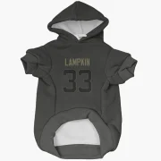 Cam Lampkin Los Angeles Rams  Service Dog & Cat Pet Hoodie - Black