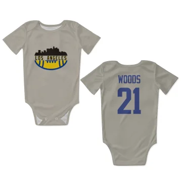 Charles Woods Los Angeles Rams   Bone Infant & Newborn Bodysuit