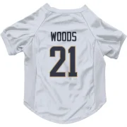 Charles Woods Los Angeles Rams  Dog & Cat Pet Jersey - White