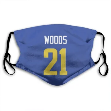 Charles Woods Los Angeles Rams  Face Mask - Royal