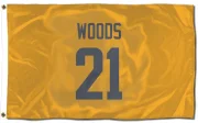 Charles Woods Los Angeles Rams  Flag (3 X 5) - Gold