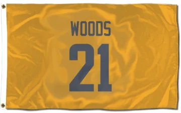 Charles Woods Los Angeles Rams  Flag (3 X 5) - Gold