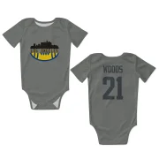 Charles Woods Los Angeles Rams  Infant & Newborn Bodysuit - Gray