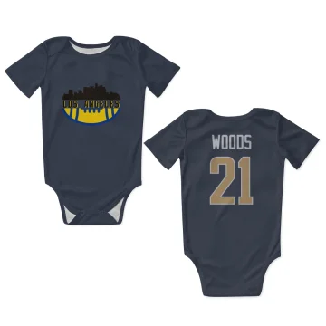 Charles Woods Los Angeles Rams  Infant & Newborn Bodysuit - Navy