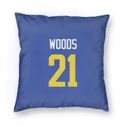 Charles Woods Los Angeles Rams  Pillow Cover (18 X 18) - Royal