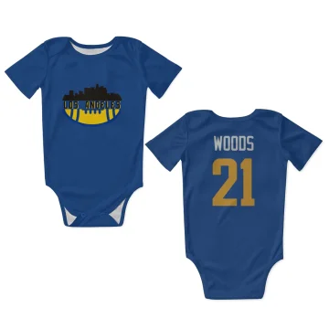 Charles Woods Los Angeles Rams   Royal  Infant & Newborn Bodysuit - Gold