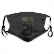 Charles Woods Los Angeles Rams  Service Face Mask - Black