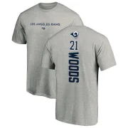 Charles Woods Men's Los Angeles Rams Backer T-Shirt - Ash