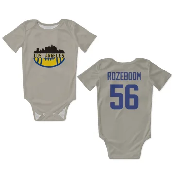 Christian Rozeboom Los Angeles Rams   Bone Infant & Newborn Bodysuit