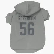 Christian Rozeboom Los Angeles Rams  Dog & Cat Pet Hoodie - Gray