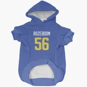 Christian Rozeboom Los Angeles Rams  Dog & Cat Pet Hoodie - Royal