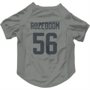 Christian Rozeboom Los Angeles Rams  Dog & Cat Pet Jersey - Gray