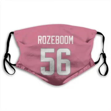 Christian Rozeboom Los Angeles Rams  Face Mask - Pink