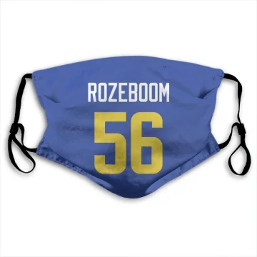 Christian Rozeboom Los Angeles Rams  Face Mask - Royal