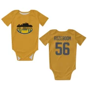 Christian Rozeboom Los Angeles Rams  Infant & Newborn Bodysuit  - Gold