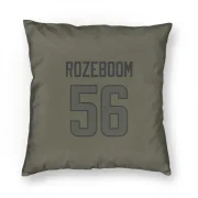 Christian Rozeboom Los Angeles Rams  Pillow Cover (18 X 18) - Olive