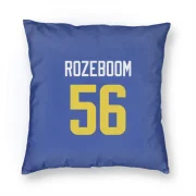 Christian Rozeboom Los Angeles Rams  Pillow Cover (18 X 18) - Royal