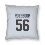 Christian Rozeboom Los Angeles Rams  Pillow Cover (18 X 18) - White