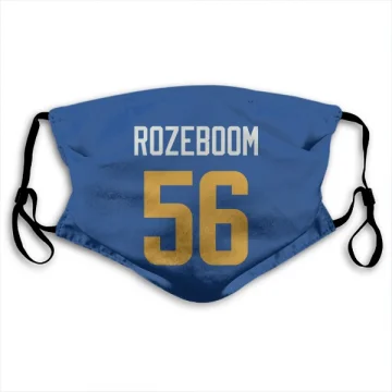 Christian Rozeboom Los Angeles Rams   Royal  Face Mask - Gold