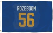 Christian Rozeboom Los Angeles Rams   Royal  Flag (3 X 5) - Gold