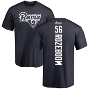 Christian Rozeboom Men's Los Angeles Rams Backer T-Shirt - Navy