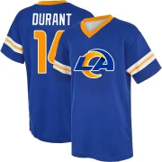 Cobie Durant Men's Los Angeles Rams Game Day V-Neck T-Shirt Royal