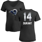 Cobie Durant Women's Los Angeles Rams Midnight Mascot T-Shirt - Black