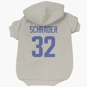 Cody Schrader Los Angeles Rams   Bone Dog & Cat Pet Hoodie