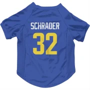 Cody Schrader Los Angeles Rams  Dog & Cat Pet Jersey - Royal