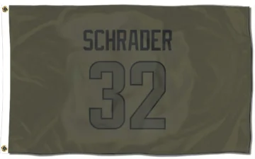 Cody Schrader Los Angeles Rams  Flag (3 X 5) - Olive