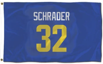 Cody Schrader Los Angeles Rams  Flag (3 X 5) - Royal