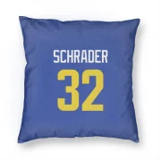 Cody Schrader Los Angeles Rams  Pillow Cover (18 X 18) - Royal