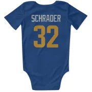 Cody Schrader Los Angeles Rams   Royal  Infant & Newborn Bodysuit - Gold