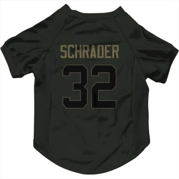 Cody Schrader Los Angeles Rams  Service Dog & Cat Pet Jersey - Black