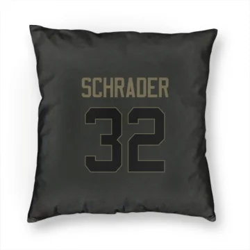 Cody Schrader Los Angeles Rams  Service Pillow Cover (18 X 18) - Black