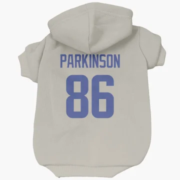 Colby Parkinson Los Angeles Rams   Bone Dog & Cat Pet Hoodie