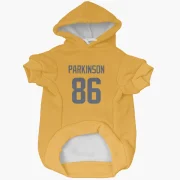 Colby Parkinson Los Angeles Rams  Dog & Cat Pet Hoodie - Gold